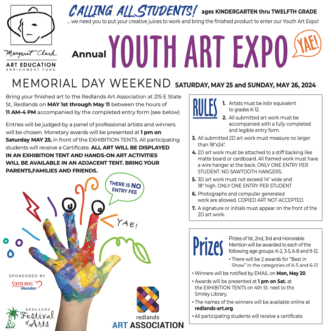 Redlands Art Association | RAA-YAE2024